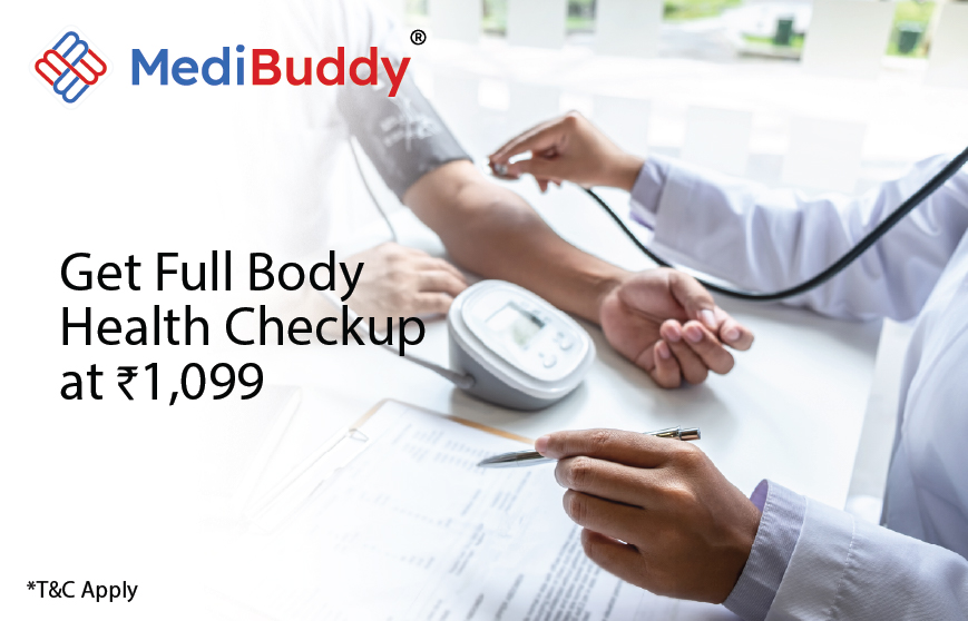 Medibuddy -Full Body Health Checkup at Rs. 1,099